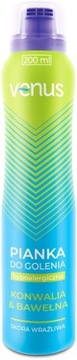 Pianka do golenia 200ml KONWALIA&BAWEŁNA VENUS