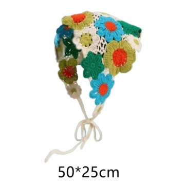 Crochet волос бандана Аксессуары для волос Headwrap галстук стиль D