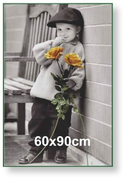 Rama aluminiowa do zdjęcia lub plakatu 60x90cm, zielona