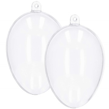 ЯЙЦО АКРИЛОВЫЕ ШАРИКИ АКРИЛОВЫЕ ШАРЫ ПРОЗРАЧНЫЙ ОВАЛ 9см x2