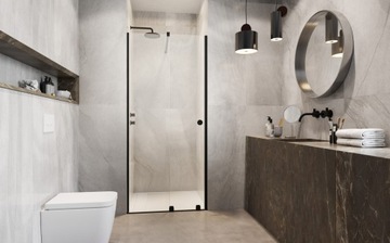 RADAWAY Furo Black DWJ RH 100x200 дверь, СЛЕВА