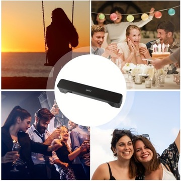 USB Powered Sound Bar Speakers For Computer Desktop Laptop PC Support TF Ca