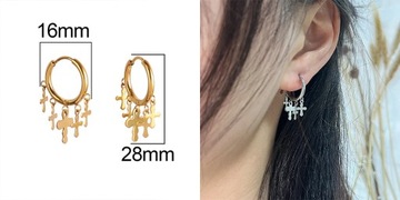 Fashion Heart Similing Face Hoop Earrings For Women Earring Stainless