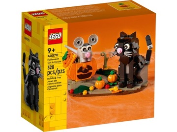 LEGO 40570 OKOLICZNOŚCIOWE - KOT I MYSZ NA HALLOWEEN