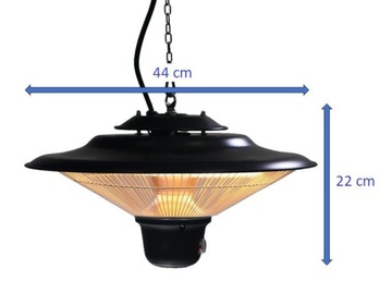 Подвесной инфракрасный обогреватель Novli Hang Smart - 1500 Вт + пульт дистанционного управления