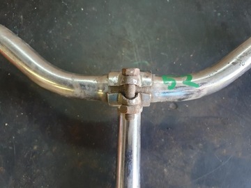 ВИНТАЖНЫЙ ВЕЛОСИПЕД PRL, РУЛЬ, КРАСИВЫЙ ХРОМ, ШАНС