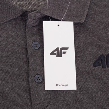 Men's Men's T -Fish Вышитый логотип 4F Sports T -Frish ежедневно