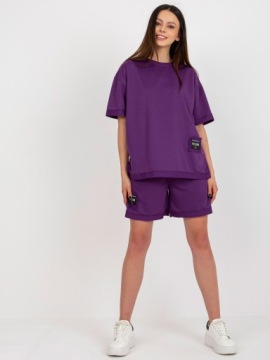 Женские двухкомпонентные шорты SHORTS TOP SHIRT SHIRT 23P темно-синий L