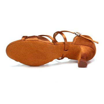 Танцевальная туфли нежная латиноамериканская бронза 5,5 см