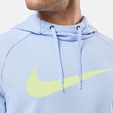Nike bluza Dri-Fit Hoodie męska błękitna CZ2425-479 M