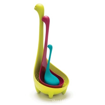 3 x Creative Loch Ness Monster Kitchen Colander
