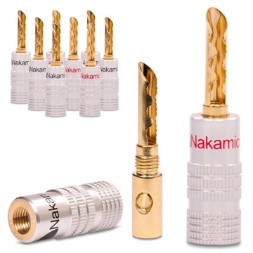 Разъемы типа «банан» BFA Nakamichi HQ, 8 шт.