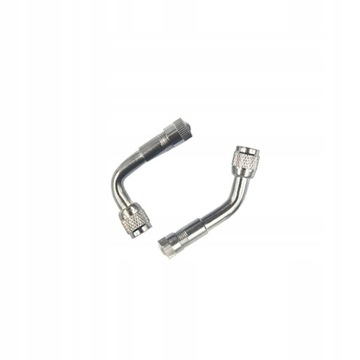 2x PRZEDŁUŻKA KĄTOWA ZAWORU DO POMPOWANIA OPON 90°