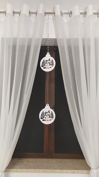 Кулон Новогоднее украшение Безделушка на окно Ажурная гирлянда