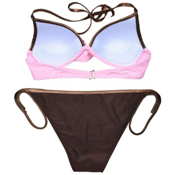 SEKSOWNE BIKINI MODNY STRÓJ KĄPIELOWY DAMSKI DWUCZĘŚCIOWY KOSTIUM S