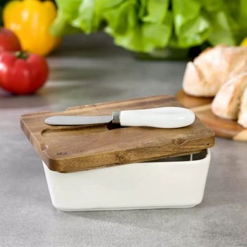 Фарфоровая МАСЛЕНКА 93556 Емкость для МАСЛА