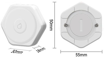 Kompaktowy Czujnik sensor wody zalania ZigBee TUYA