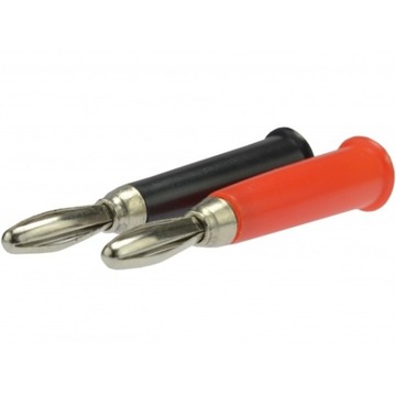 Wtyk banan na kabel KPL 10szt(5czer+5czarn) (1384a