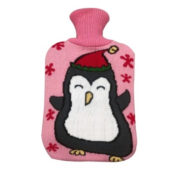 2L Hot Water Bag Bottle Rubber Water Injection Winter Hand Warmer Dot