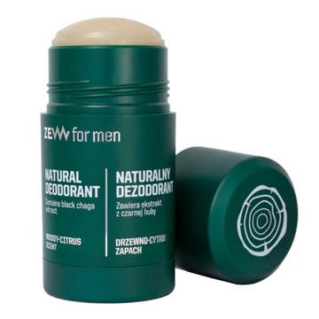 ZEW FOR MEN NATURALNY DEZODORANT W SZTYFCIE 80g