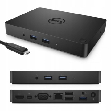 Stacja dokująca Dell WD15 K17A USB-C/DP