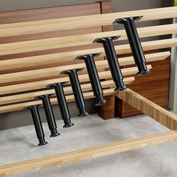 Rama łóżka Środkowa podpora podłogowa Regulowana metalowa