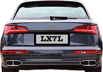 AUDI Q5 80A ZADNÍ LX7L S-LINE VÍKO KUFRU NÁRAZNÍK SVĚTLA LIŠTA ORIGINÁLNÍ