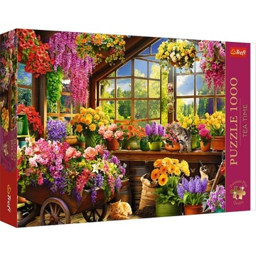 Puzzle Trefl Premium Plus Quality 1000 el Tea Time: Przygotowania do wiosny