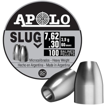 Śrut pocisk APOLO SLUG 3,9 g 60 gr 7,62 mm 100 szt