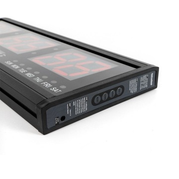 Красные электронные светодиодные настенные часы