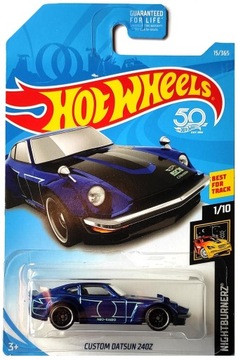 HOT WHEELS CUSTOM DATSUN 240Z NIGHTBURNERZ 1/10 1:64 NOWY !!!