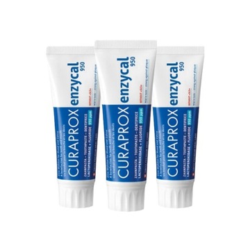 3x CURAPROX ENZYCAL 950 PPM FLUORU PASTA DO ZĘBÓW