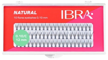 Kępki rzęs naturals 0,10-C-12mm IBRA Makeup