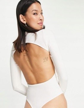 XL I Saw It First _ZT PRĄŻKOWANE BODY ECRU