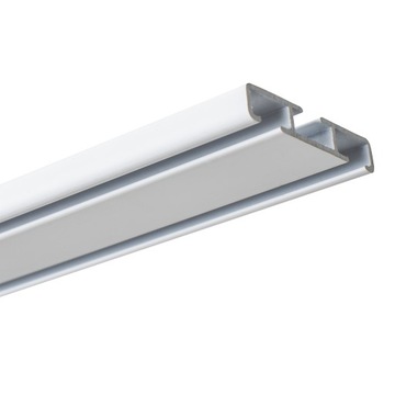 ДВОЙНАЯ ПОТОЛОЧНАЯ рейка 430 см с зажимами SLIM