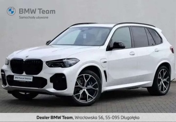 BMW X5 G05 2023 BMW X5 BMW X5 45e XDrive, Skretna tylna os, Reflektory laserowe 3.0 394KM