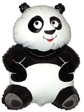 Balon foliowy Panda zwierzaki ZOO Party 61 cm
