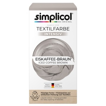 SIMPLICOL INTENSIV BARWNIK DO TKANIN EISKAFFEE-BRAUN KAWA MROŻONA DE