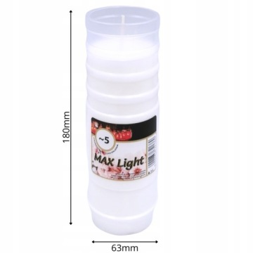 ВСТАВКИ ПАРАФИН ЗВОНКИ 5 ДНЕЙ MAX LIGHT 16 ШТ.