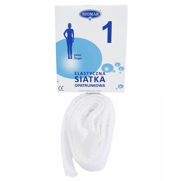 Elastyczna siatka opatrunkowa 1cmx1m Biomar