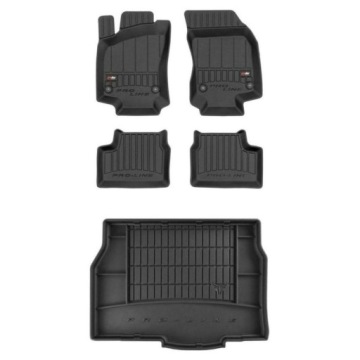 3D gumová sada koberců a rohožek Opel Astra H 2004-2014 Hatchback, 3 dveře