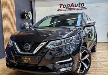 Nissan Qashqai II Crossover Facelifting 1.2 DiG-T 115KM 2018 Nissan Qashqai TEKNA 28.000KM manual SKORA BOSE panorama ZAREJESTROWANY n