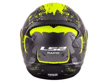 Мотоциклетный шлем LS2 FF353 RAPID Naughty YELLOW XL