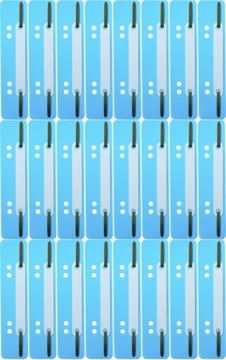 Wąsy skoroszytowe niebieskie Durable 25szt x 24