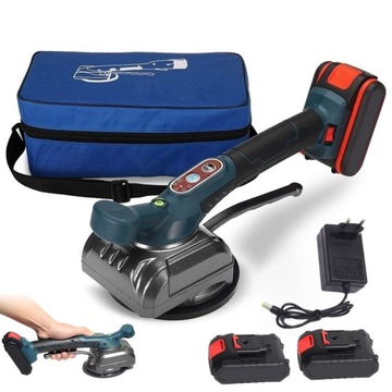 PRZYSSAWKA WIBRACYJNA PROFESJONALNY DO PŁYTEK MOCNA 2AKU 21V 600W 2000MAH