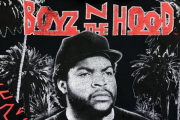 Bluza z kapturem męska Chłopaki z sąsiedztwa Boyz n the Hood Film L Kieszeń