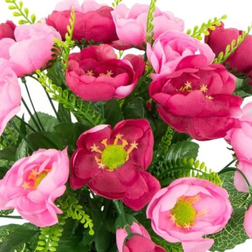 Бордо-розовый букет анемонов для вазы