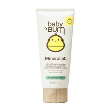 Baby Bum Мінеральний Крем для обличчя і тіла для дітей шкіра чутлива SPF 50