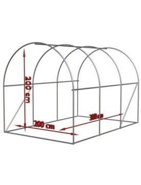 САДОВАЯ ФОЛЬГА ТУННЕЛЬ ТЕПЛИЧНАЯ ПАЛАТКА 6М² 2X3X2 M ЗЕЛЕНАЯ UV-4 + СТРУНА
