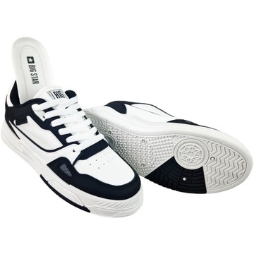 Buty Damskie sportowe Big Star biało czarne sneakersy Trampki NN274669 39